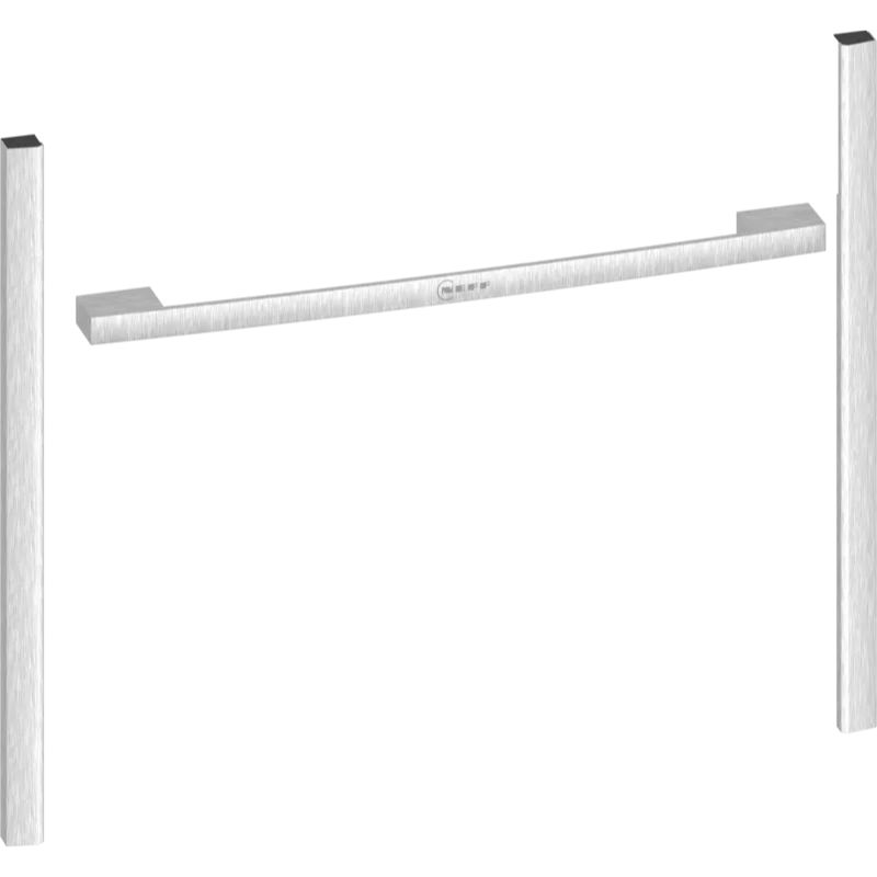 Kit Flex Design 45 cm Metallic silver, pentru Cuptor compact Z9045MY0, Neff